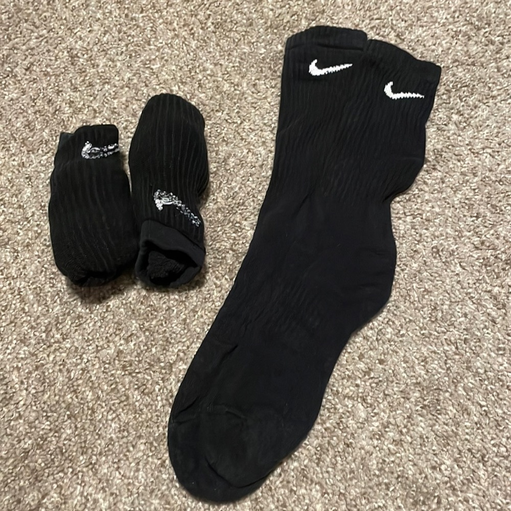 Nike half calf socks